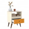 Mesa de Cabeceira Retro Wood New OFF/Nature