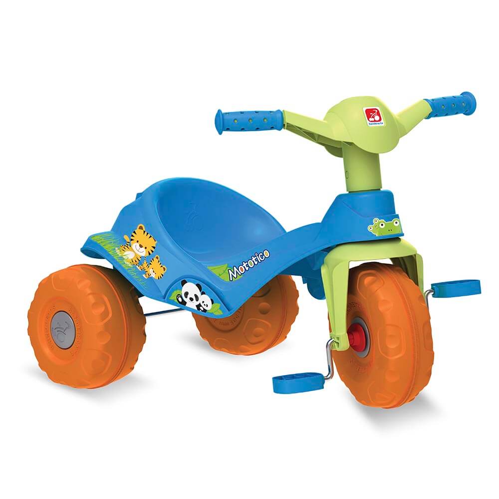 Triciclo Mototico Passeio Pedal Azul Bandeirante - 692