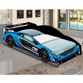 Cama Infantil Carro Drift Azul Com