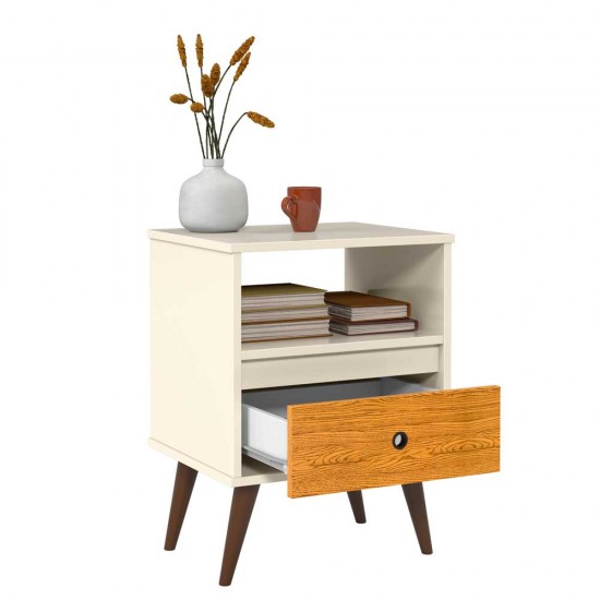 Mesa de Cabeceira Retro Wood New OFF/Nature