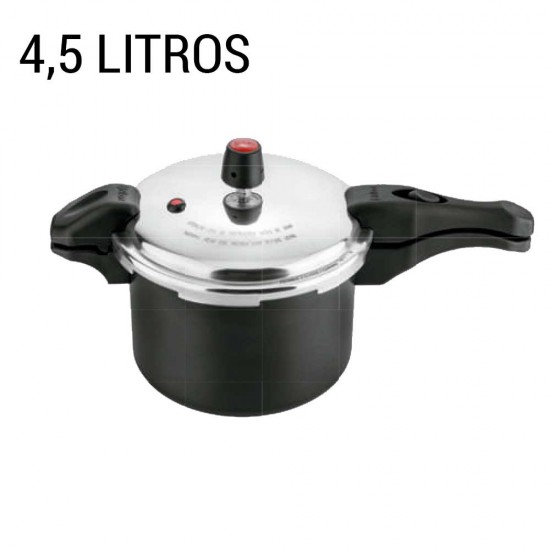 Panela de Presso 4,5 Litros Fechamento Externo e Antiaderente Black Eirilar