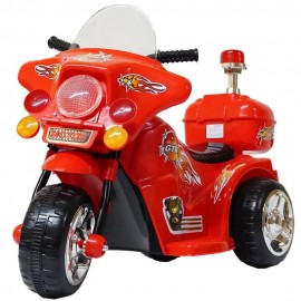Mini Moto Elétrica Infantil Branca Triciclo Para Crianças Po - LCG ELETRO